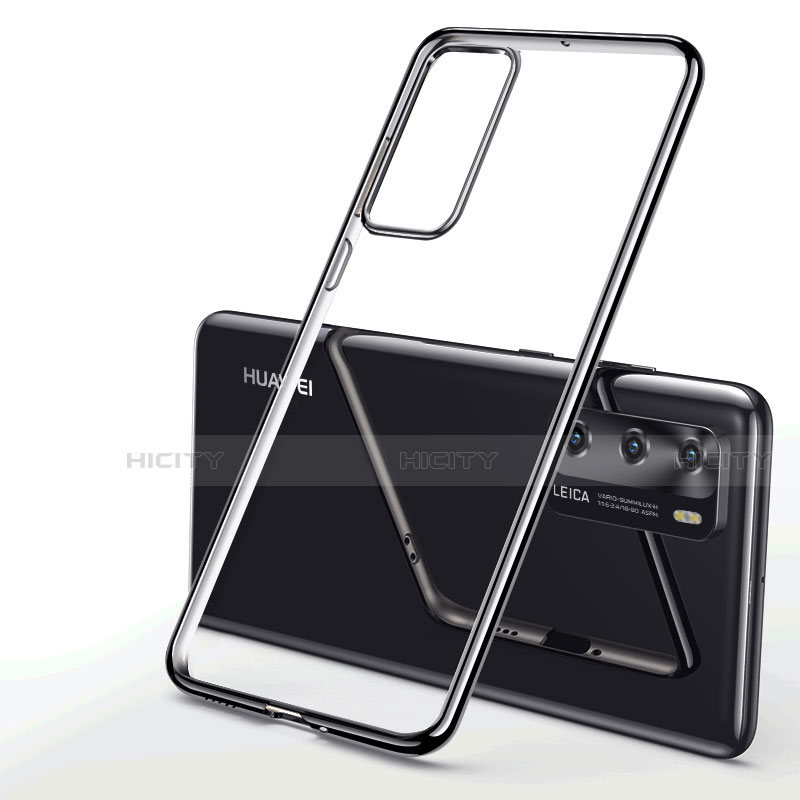 Silikon Schutzhülle Ultra Dünn Flexible Tasche Durchsichtig Transparent S04 für Huawei P40