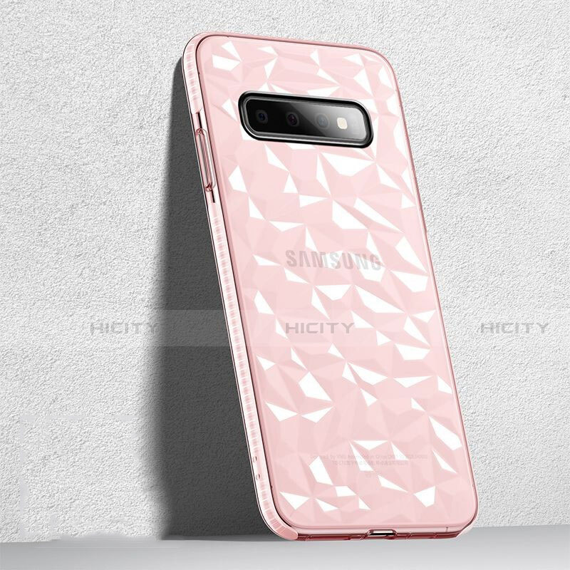 Silikon Schutzhülle Ultra Dünn Flexible Tasche Durchsichtig Transparent S04 für Samsung Galaxy S10