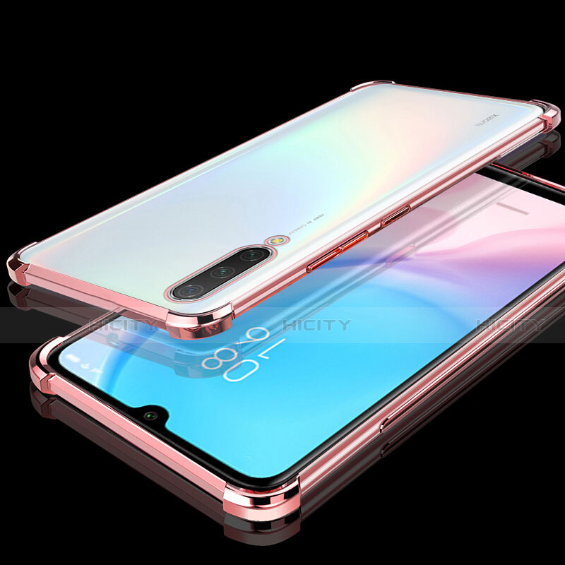 Silikon Schutzhülle Ultra Dünn Flexible Tasche Durchsichtig Transparent S04 für Xiaomi Mi A3