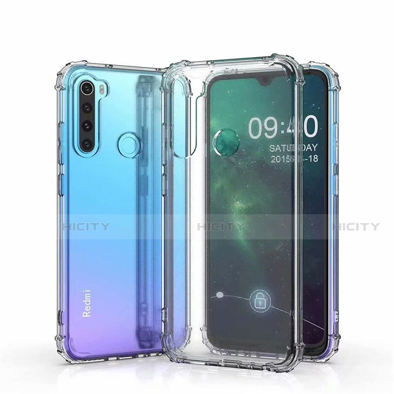 Silikon Schutzhülle Ultra Dünn Flexible Tasche Durchsichtig Transparent S04 für Xiaomi Redmi Note 8 (2021)