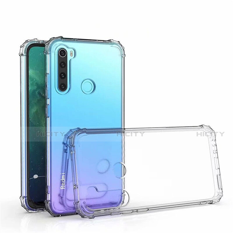 Silikon Schutzhülle Ultra Dünn Flexible Tasche Durchsichtig Transparent S04 für Xiaomi Redmi Note 8 (2021) Klar