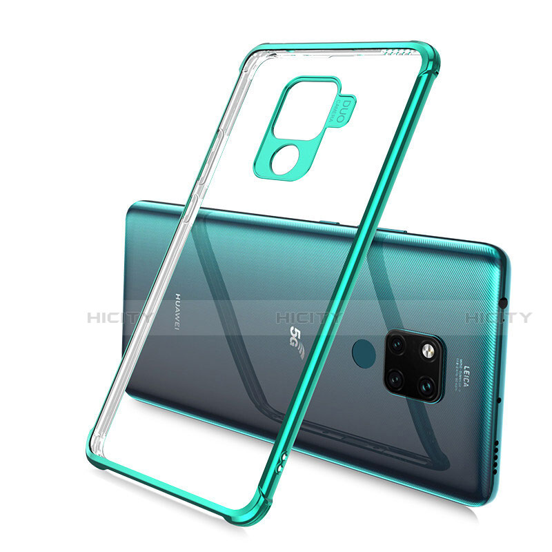 Silikon Schutzhülle Ultra Dünn Flexible Tasche Durchsichtig Transparent S05 für Huawei Mate 20 X 5G groß