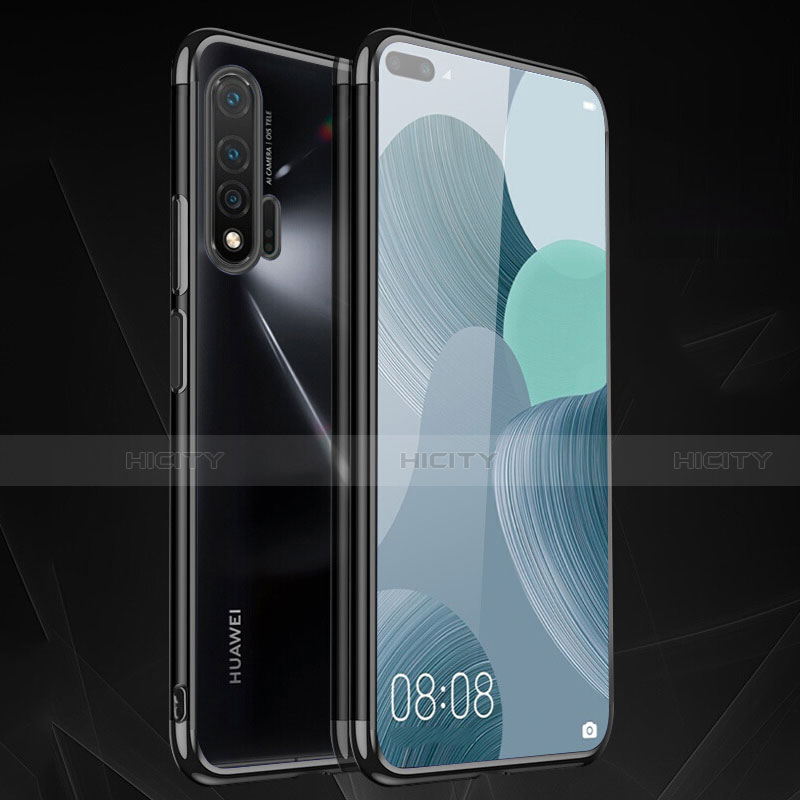 Silikon Schutzhülle Ultra Dünn Flexible Tasche Durchsichtig Transparent S05 für Huawei Nova 6 groß