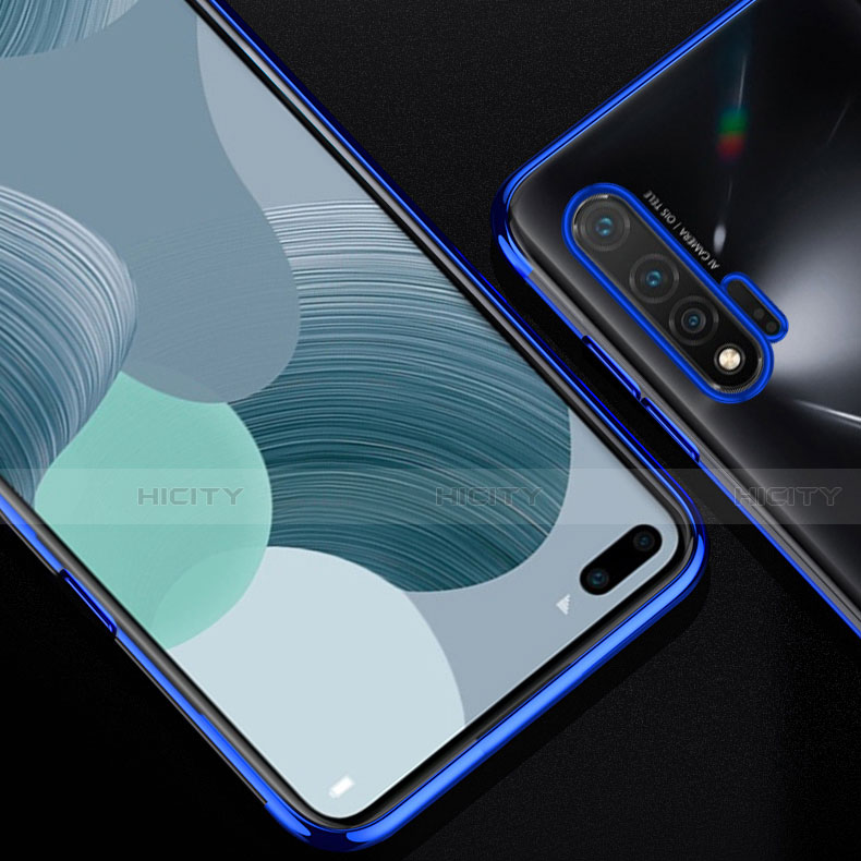 Silikon Schutzhülle Ultra Dünn Flexible Tasche Durchsichtig Transparent S05 für Huawei Nova 6 groß