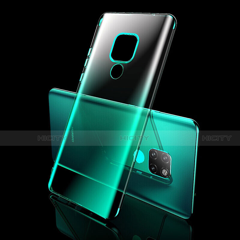 Silikon Schutzhülle Ultra Dünn Flexible Tasche Durchsichtig Transparent S08 für Huawei Mate 20 X 5G groß