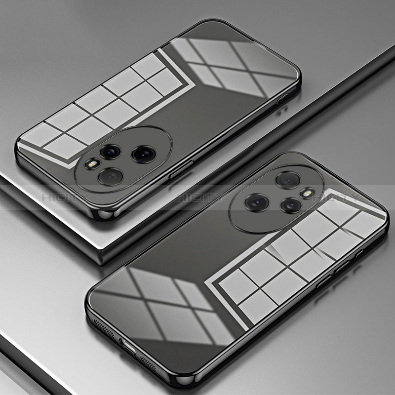 Silikon Schutzhülle Ultra Dünn Flexible Tasche Durchsichtig Transparent SY1 für Huawei Honor 100 Pro 5G groß