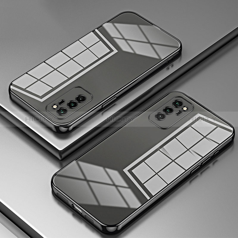 Silikon Schutzhülle Ultra Dünn Flexible Tasche Durchsichtig Transparent SY1 für Huawei Honor V30 5G groß