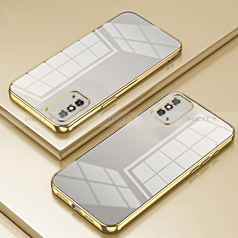 Silikon Schutzhülle Ultra Dünn Flexible Tasche Durchsichtig Transparent SY1 für Huawei Honor X10 Max 5G Gold Plus