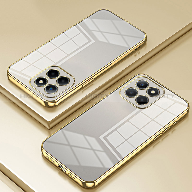Silikon Schutzhülle Ultra Dünn Flexible Tasche Durchsichtig Transparent SY1 für Huawei Honor X8b Gold Plus
