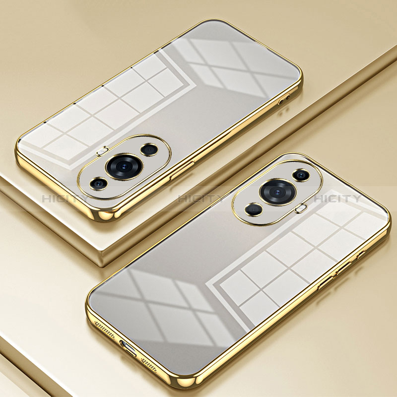 Silikon Schutzhülle Ultra Dünn Flexible Tasche Durchsichtig Transparent SY1 für Huawei Nova 11 Ultra Gold Plus