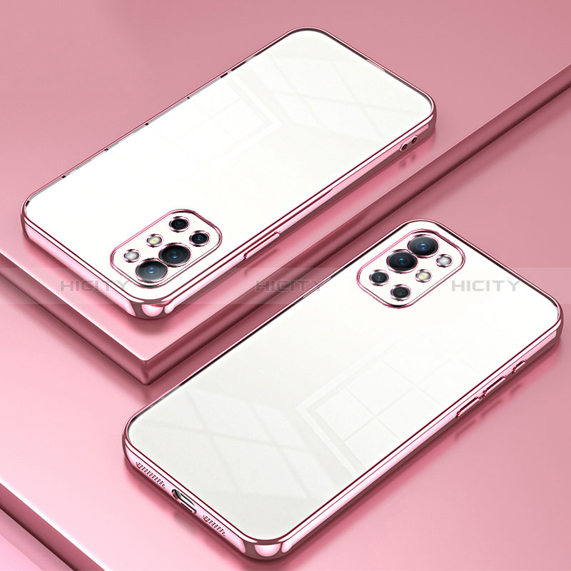 Silikon Schutzhülle Ultra Dünn Flexible Tasche Durchsichtig Transparent SY1 für OnePlus 9R 5G Rosegold