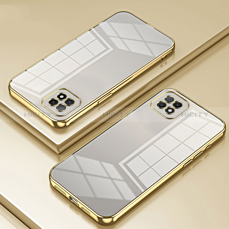 Silikon Schutzhülle Ultra Dünn Flexible Tasche Durchsichtig Transparent SY1 für Oppo A72 5G Gold Plus