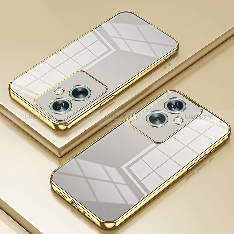 Silikon Schutzhülle Ultra Dünn Flexible Tasche Durchsichtig Transparent SY1 für Oppo A79 5G Gold