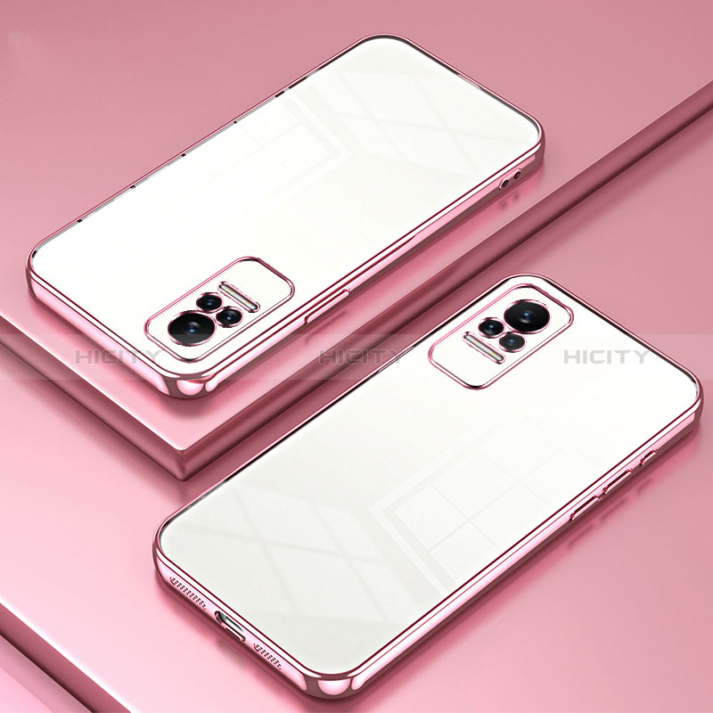 Silikon Schutzhülle Ultra Dünn Flexible Tasche Durchsichtig Transparent SY1 für Xiaomi Civi 5G Rosegold