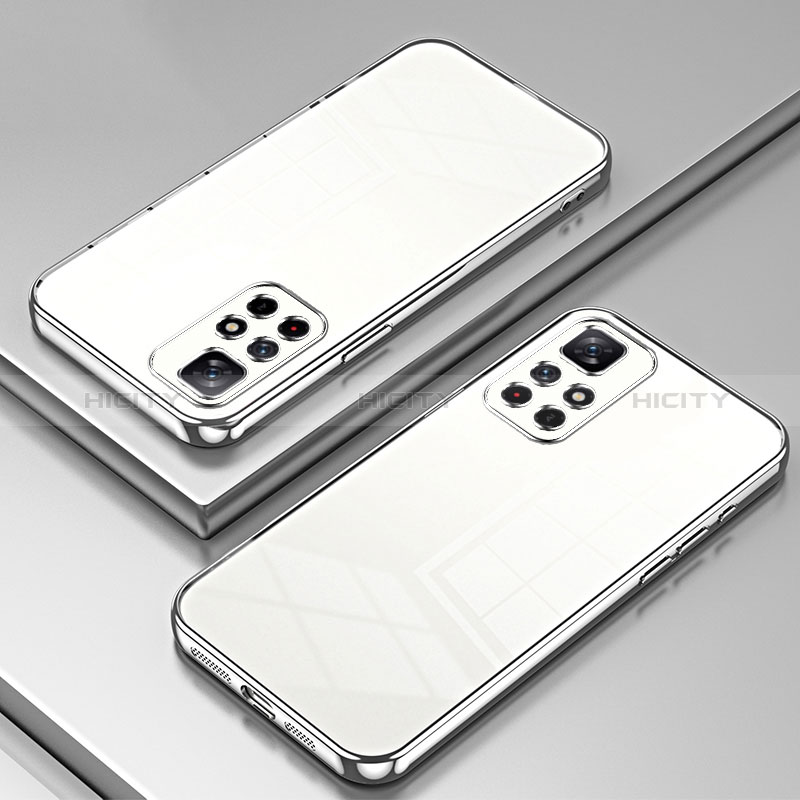 Silikon Schutzhülle Ultra Dünn Flexible Tasche Durchsichtig Transparent SY1 für Xiaomi Redmi Note 11 5G groß