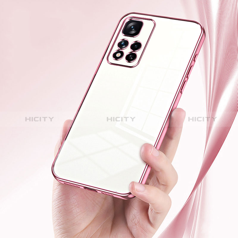 Silikon Schutzhülle Ultra Dünn Flexible Tasche Durchsichtig Transparent SY1 für Xiaomi Redmi Note 11 Pro 5G