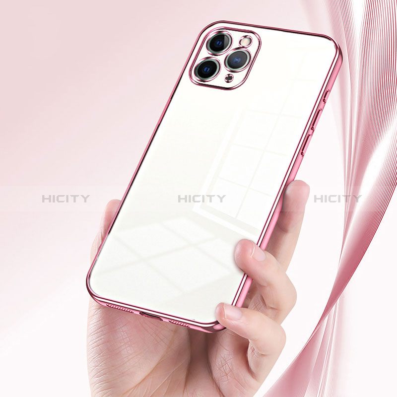 Silikon Schutzhülle Ultra Dünn Flexible Tasche Durchsichtig Transparent SY2 für Apple iPhone 11 Pro