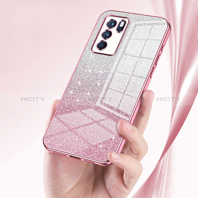 Silikon Schutzhülle Ultra Dünn Flexible Tasche Durchsichtig Transparent SY2 für Oppo Reno6 Pro 5G