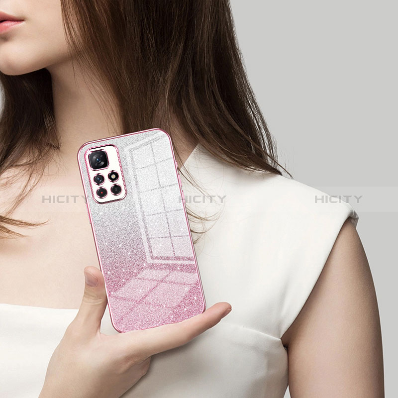 Silikon Schutzhülle Ultra Dünn Flexible Tasche Durchsichtig Transparent SY2 für Xiaomi Redmi Note 11 5G