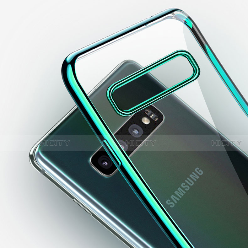 Silikon Schutzhülle Ultra Dünn Flexible Tasche Durchsichtig Transparent U03 für Samsung Galaxy S10 Plus