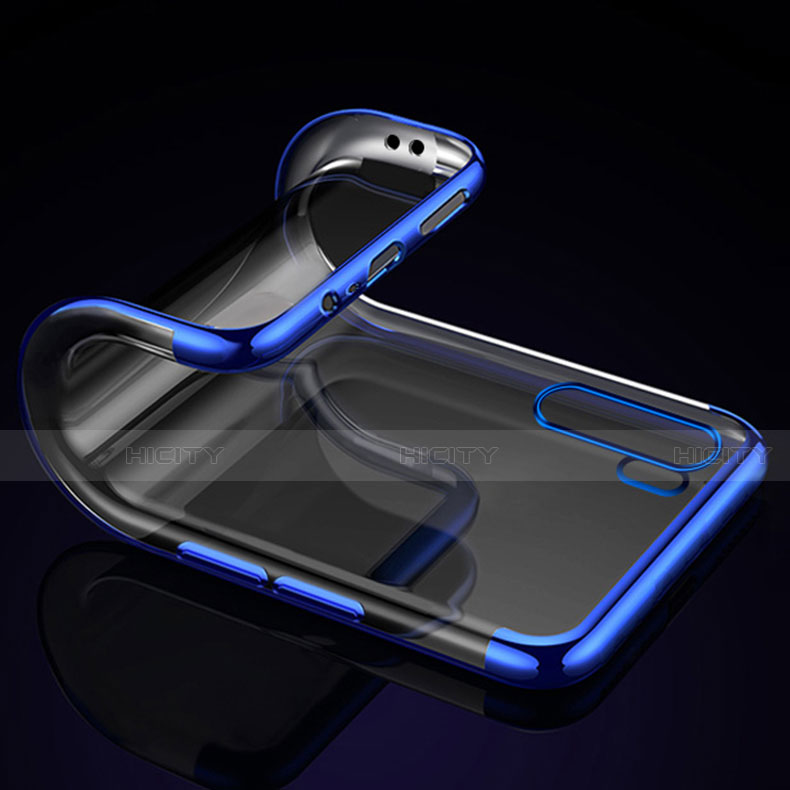 Silikon Schutzhülle Ultra Dünn Flexible Tasche Durchsichtig Transparent Z01 für Oppo F15 groß