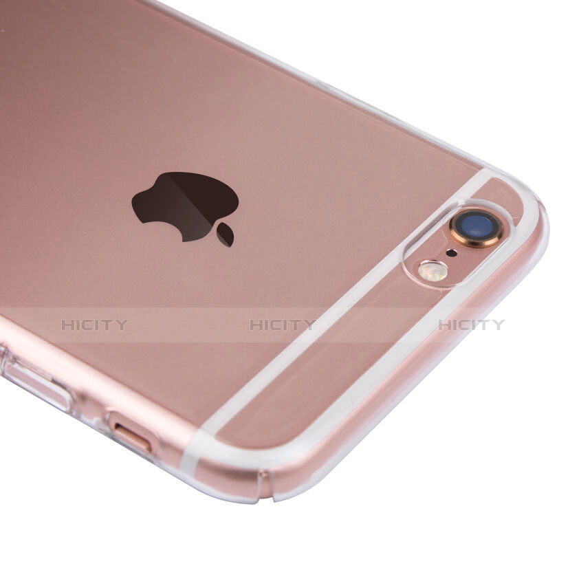 Silikon Schutzhülle Ultra Dünn Hülle Durchsichtig Farbverlauf für Apple iPhone 6S Plus Grau