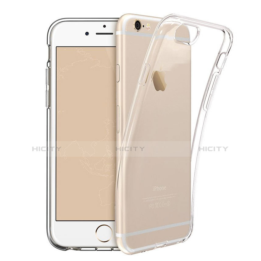 Silikon Schutzhülle Ultra Dünn Hülle Durchsichtig Transparent für Apple iPhone 6 Plus Klar