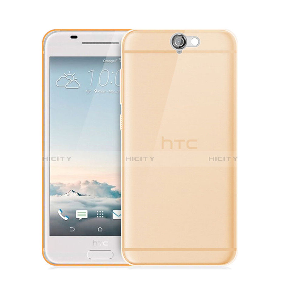 Silikon Schutzhülle Ultra Dünn Hülle Durchsichtig Transparent für HTC One A9 Gold