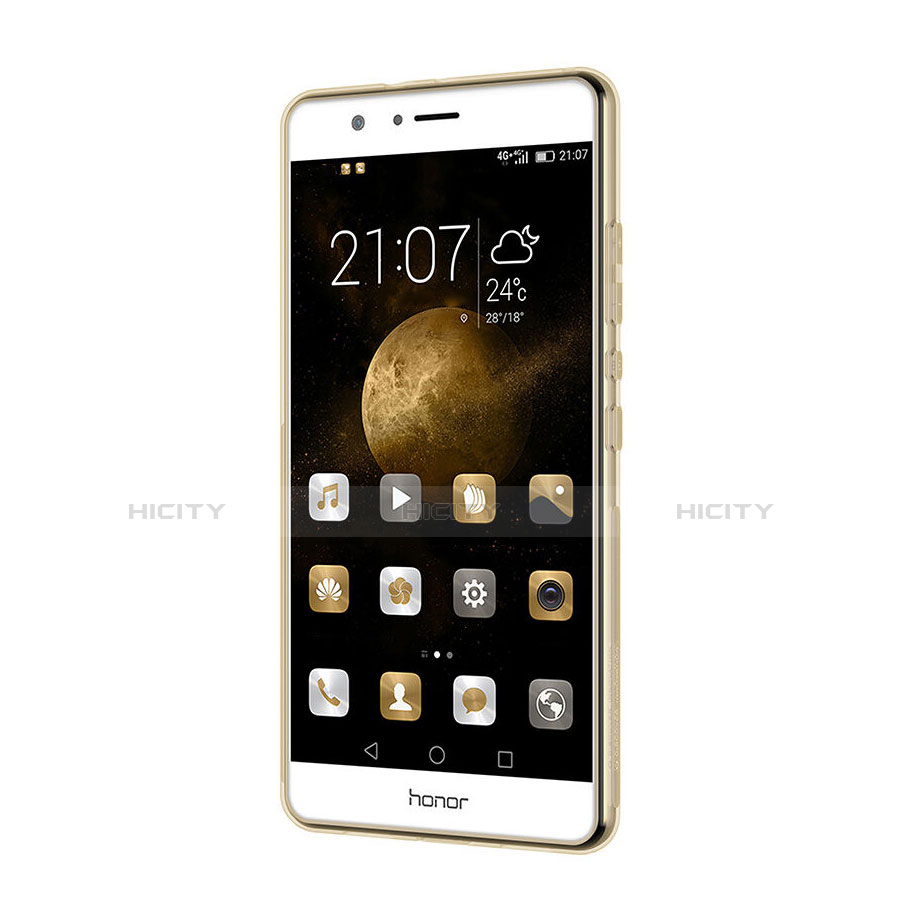 Silikon Schutzhülle Ultra Dünn Hülle Durchsichtig Transparent für Huawei Honor V8 Gold