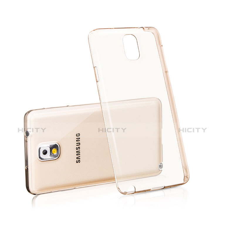 Silikon Schutzhülle Ultra Dünn Hülle Durchsichtig Transparent für Samsung Galaxy Note 3 N9000 Gold