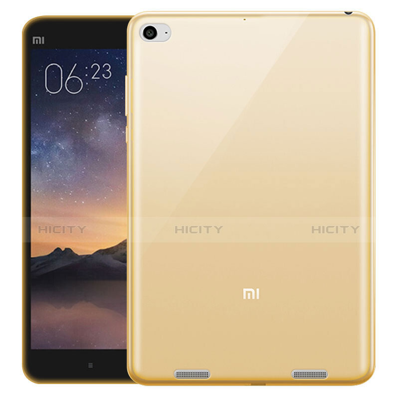 Silikon Schutzhülle Ultra Dünn Hülle Durchsichtig Transparent für Xiaomi Mi Pad 2 Gold