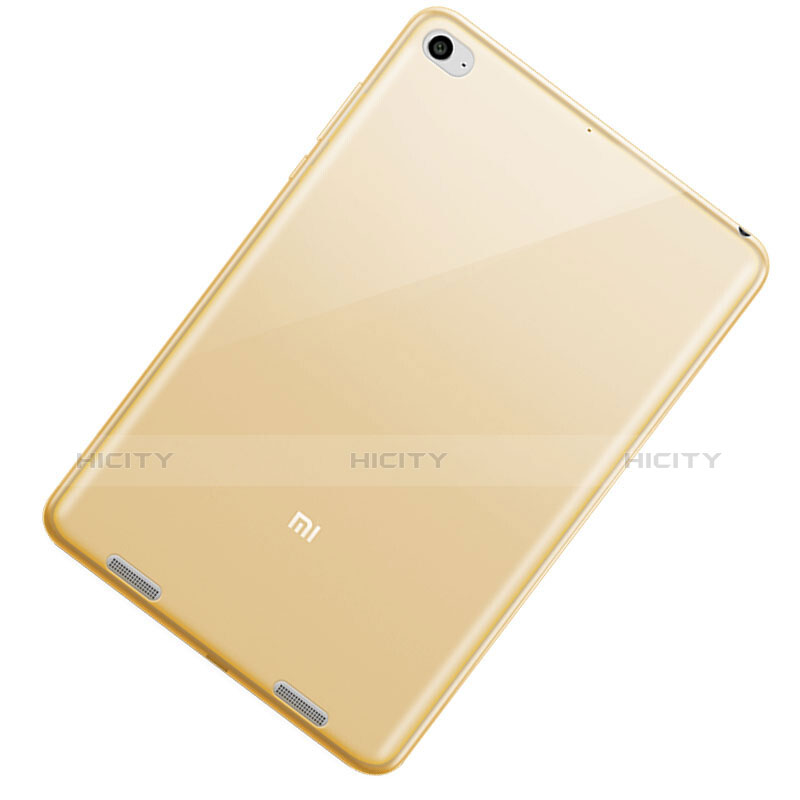 Silikon Schutzhülle Ultra Dünn Hülle Durchsichtig Transparent für Xiaomi Mi Pad 2 Gold