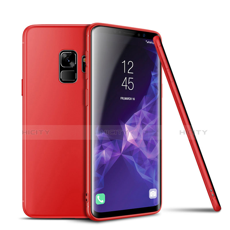 Silikon Schutzhülle Ultra Dünn Hülle für Samsung Galaxy S9 Rot