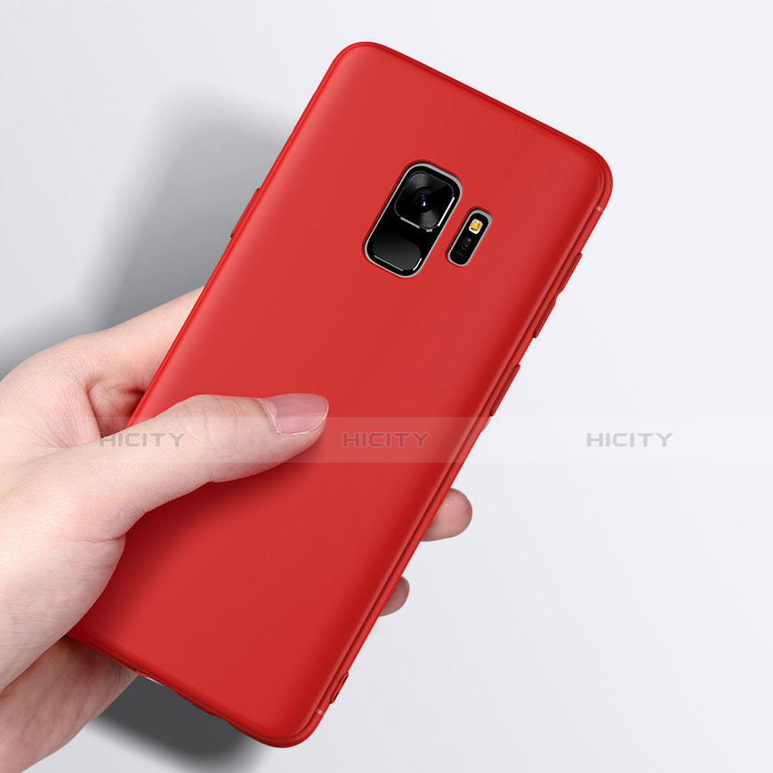 Silikon Schutzhülle Ultra Dünn Hülle für Samsung Galaxy S9 Rot