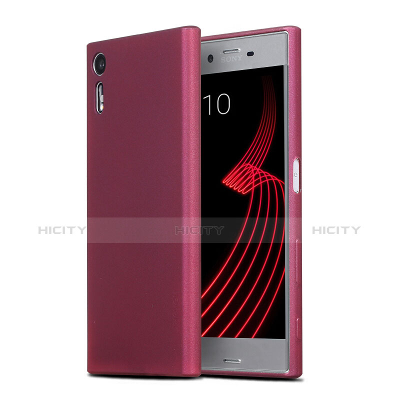 Silikon Schutzhülle Ultra Dünn Hülle für Sony Xperia XZ Rot