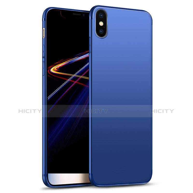 Silikon Schutzhülle Ultra Dünn Hülle S02 für Apple iPhone X Blau