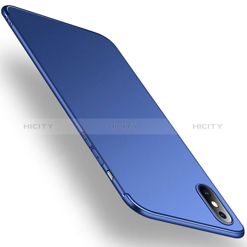 Silikon Schutzhülle Ultra Dünn Hülle S02 für Apple iPhone Xs Max Blau