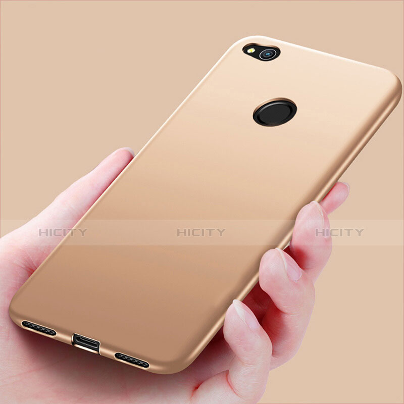 Silikon Schutzhülle Ultra Dünn Hülle S02 für Huawei GR3 (2017) Gold groß