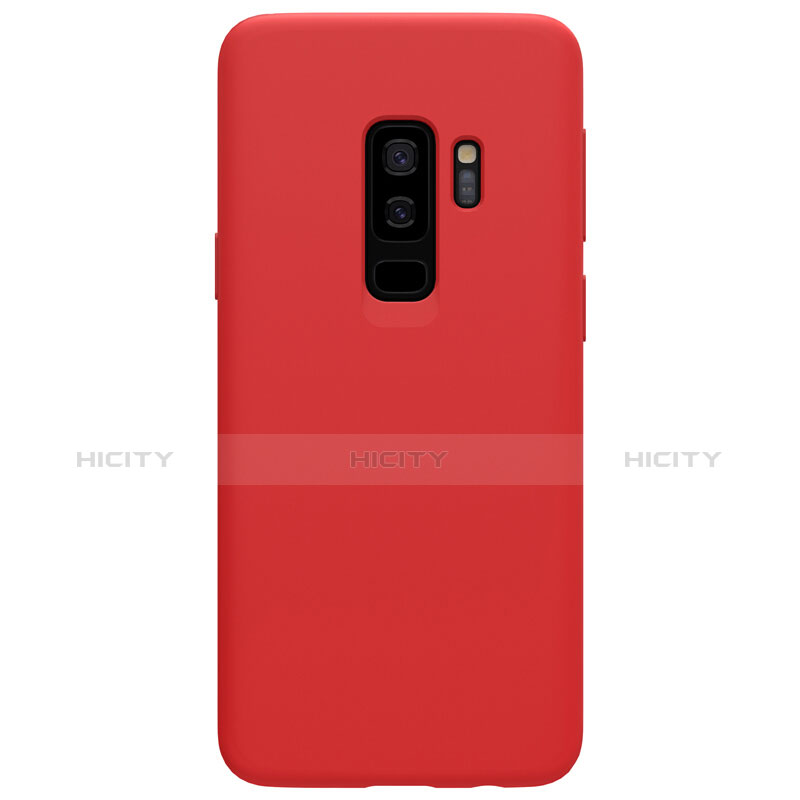 Silikon Schutzhülle Ultra Dünn Hülle S03 für Samsung Galaxy S9 Plus Rot