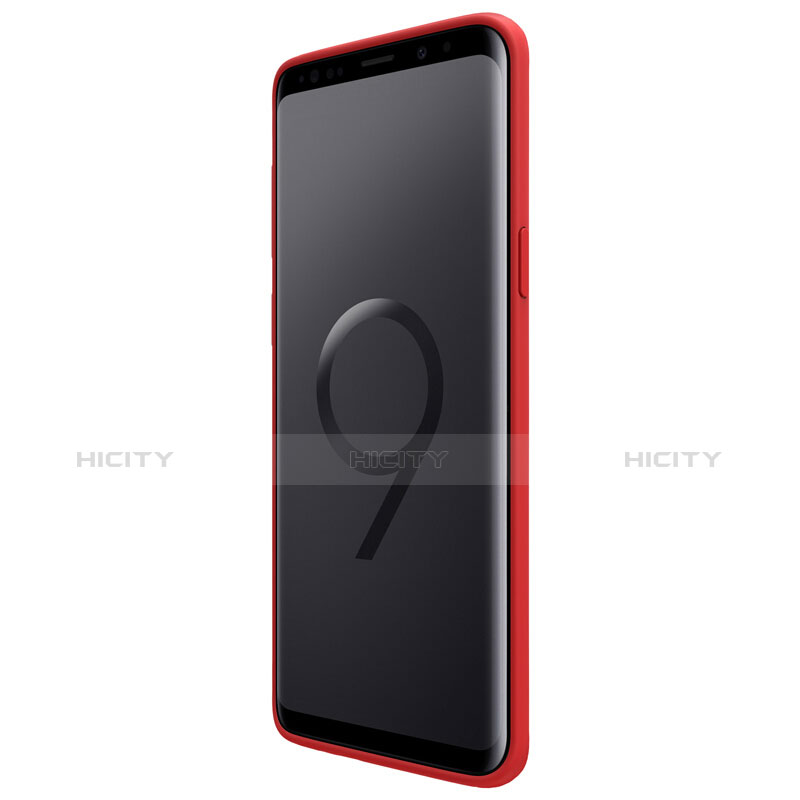 Silikon Schutzhülle Ultra Dünn Hülle S03 für Samsung Galaxy S9 Plus Rot