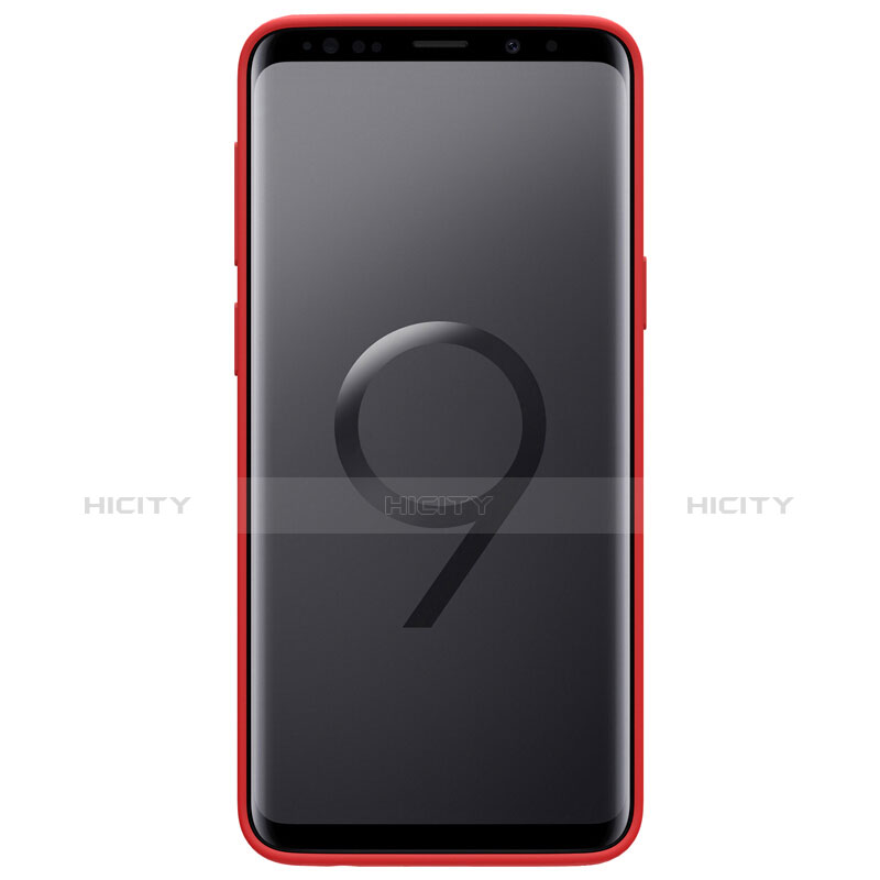 Silikon Schutzhülle Ultra Dünn Hülle S03 für Samsung Galaxy S9 Rot