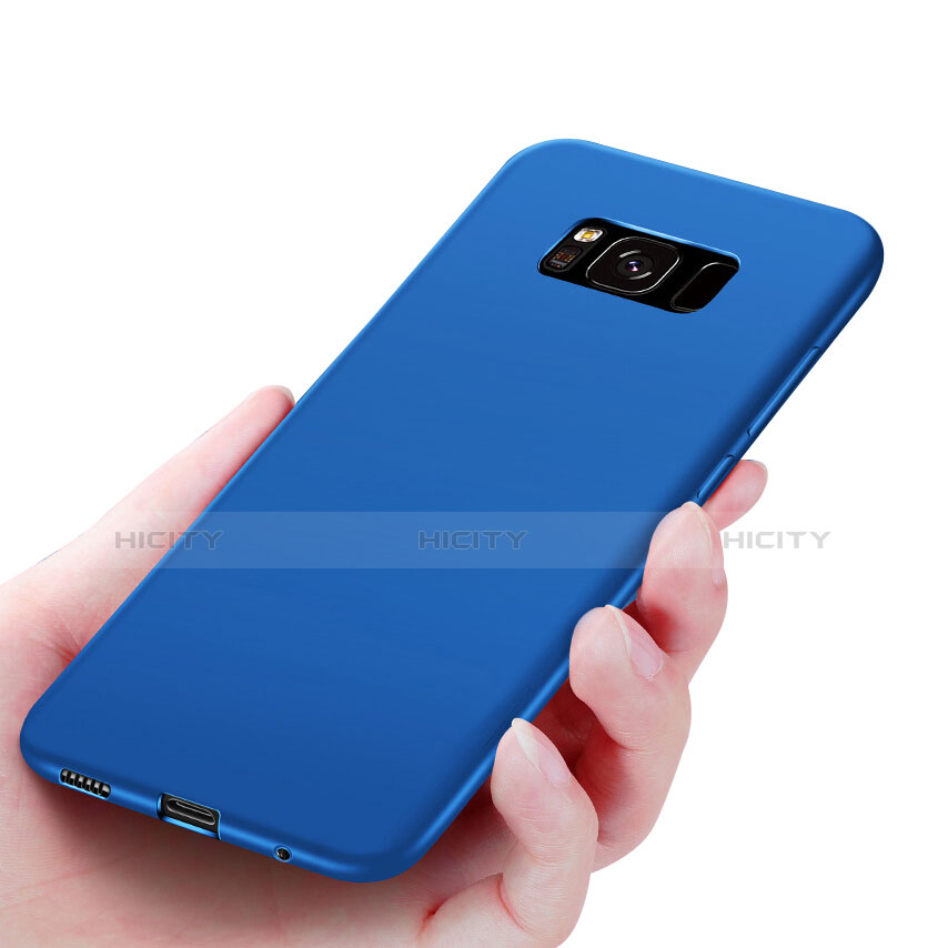 Silikon Schutzhülle Ultra Dünn Hülle S06 für Samsung Galaxy S8 Blau