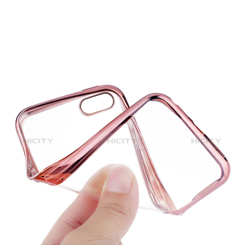 Silikon Schutzhülle Ultra Dünn Schutzhülle Tasche Durchsichtig Transparent H05 für Apple iPhone 5 groß