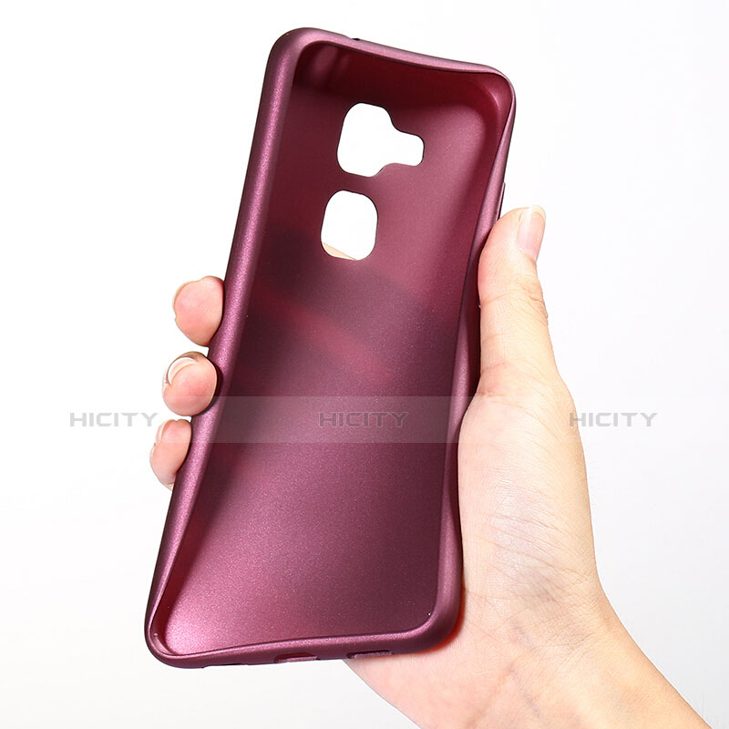 Silikon Schutzhülle Ultra Dünn Tasche 360 Grad für Huawei Nova Plus Violett