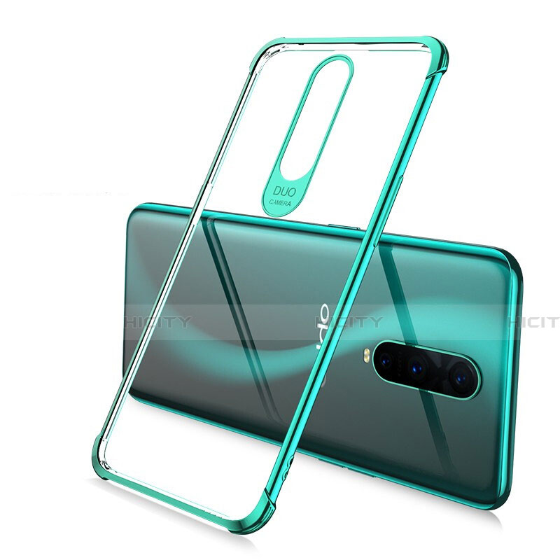 Silikon Schutzhülle Ultra Dünn Tasche Durchsichtig Transparent A02 für Oppo R17 Pro groß