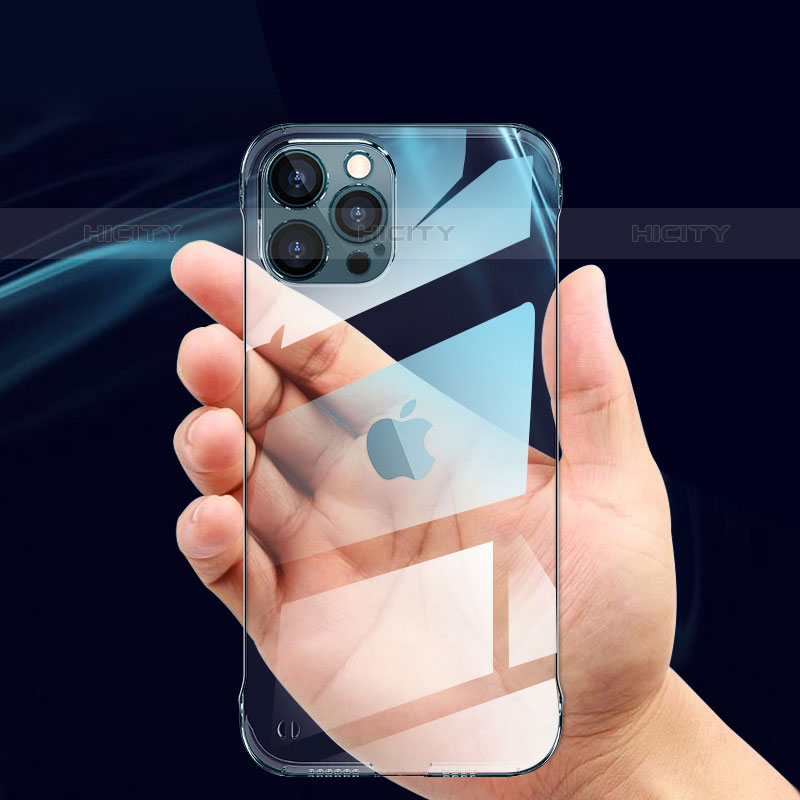 Silikon Schutzhülle Ultra Dünn Tasche Durchsichtig Transparent A07 für Apple iPhone 15 Pro Klar