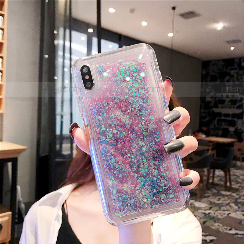 Silikon Schutzhülle Ultra Dünn Tasche Durchsichtig Transparent Blumen T02 für Apple iPhone XR groß