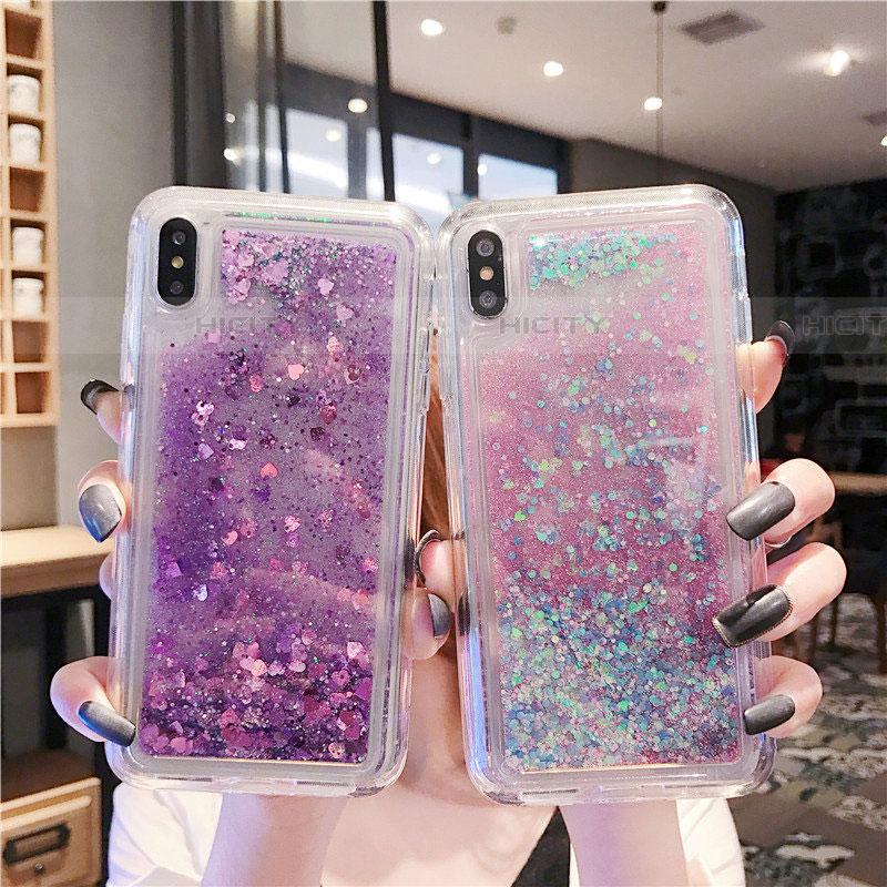 Silikon Schutzhülle Ultra Dünn Tasche Durchsichtig Transparent Blumen T02 für Apple iPhone Xs