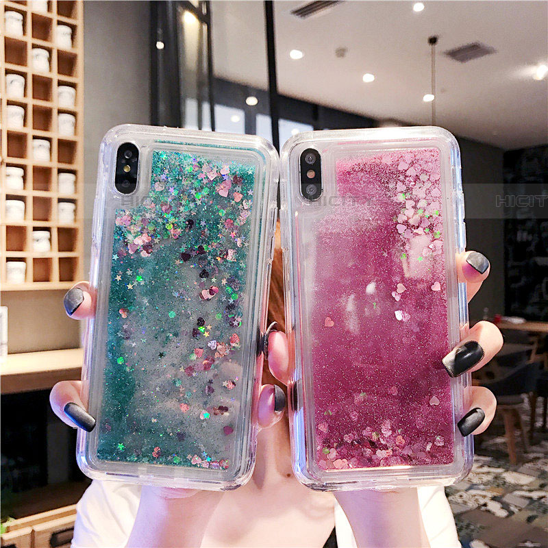 Silikon Schutzhülle Ultra Dünn Tasche Durchsichtig Transparent Blumen T02 für Apple iPhone Xs