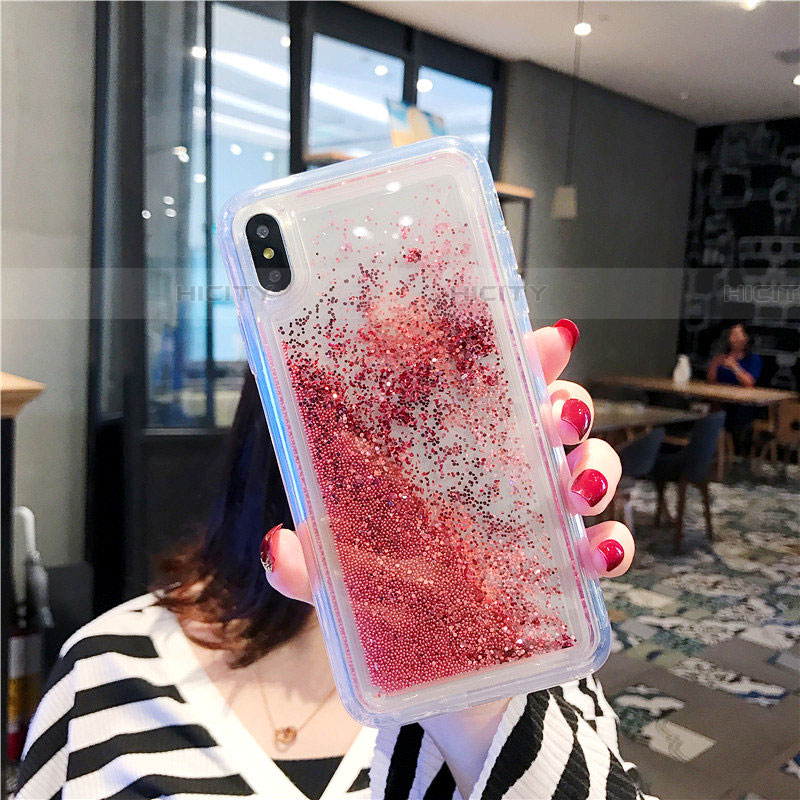 Silikon Schutzhülle Ultra Dünn Tasche Durchsichtig Transparent Blumen T03 für Apple iPhone Xs